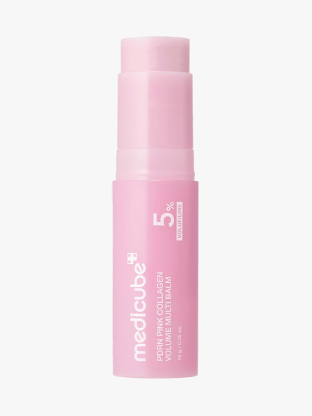 Medicube PDRN Collagen Volume Multi Balm Stick in branded component on a light gray background